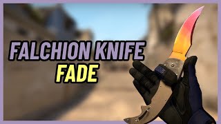 ★ Falchion Knife Fade  CSGO Knife Showcase [upl. by Ezra833]