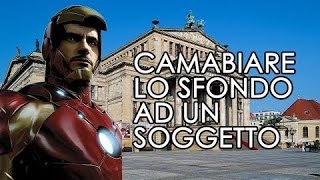 Come scontornare un oggetto e cambiare lo sfondo  Tutorial Photoshop [upl. by Leanna90]