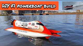 DIY rc F1 Powerboat  construction [upl. by Aronoel]