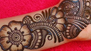 arabic mehndi designs for hands  simple mehndi design front hand  आसान मेहंदी डिजाइन [upl. by Eidnim774]