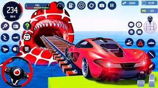 Mega Ramp Superhero Car Stunt Racing  Car Racing 3D  Car Games 2024  Android Gameplay [upl. by Wolsniw]