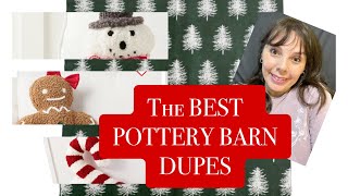 2024 The BEST CHRISTMAS POTTERY BARN Dupes EVER [upl. by Mei]