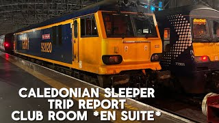 CALEDONIAN SLEEPER Club Room Trip Report  Glasgow Central to London Euston [upl. by Airekal]