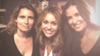 Miley Cyrus on set of LOL Laughing Out Loud with CoStars [upl. by Hairej]