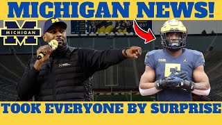 NO ONE WAS EXPECTING THIS TO HAPPEN MICHIGAN WOLVERINES NEWS [upl. by Eldridge670]