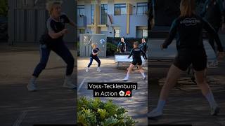 TEQBALL Action mit Martina VOSSTECKLENBURG ⚽️🏓 [upl. by Dietz74]