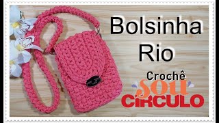 Bolsa Rio Artes 2024 croche renatavieiracroche [upl. by Sokcin979]