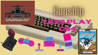 GunshipDer Hubschraubersimulator für den Commodore 64Lets PlayC64Deutsch [upl. by Emirak]