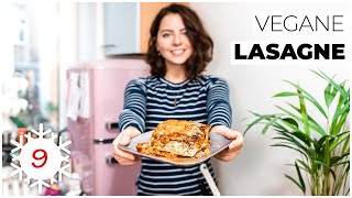 DIE PERFEKTE VEGANE LASAGNE  REZEPT  VLOGMAS 9 [upl. by Atikir263]