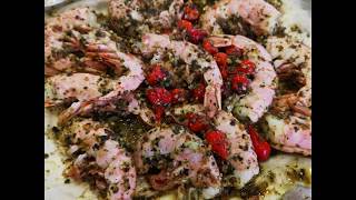 Smoked Argentinian Red Prawn Recipe [upl. by Gianni]