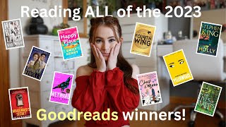 Reading ALL of the 2023 Goodreads Choice Awards WINNERS [upl. by Nerret]