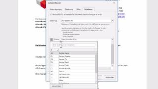 Serienbrief als PDF für EDI mit Metadaten als INI XML JSON oder EDIFACT erstellen [upl. by Eladnek63]