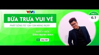 BỮA TRƯA VUI VẺ CÙNG CA SĨ ĐINH MẠNH NINH  06012015 FULL HD [upl. by Phineas786]