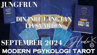 Jungfrun ♍️ September 2024  Din Inre Längtan  Modern Psykologi Tarot  Healer K [upl. by Lyrej929]