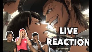 LIVAI VS KENNY  SHINGEKI NO KYOJIN S03 EP02  LIVE REACTION FR [upl. by Taran]