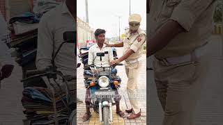 रोजी रोटी कमाओ मगर सुरक्षित हो कर।।trafficawarenes roadsafety ayodhya helmet feriwala shorts [upl. by Erehc]