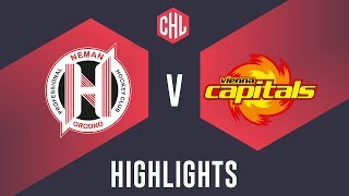 Highlights Neman Grodno vs Vienna Capitals [upl. by Zoller441]