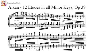 Alkan  12 Etudes in all the Minor Keys Smith [upl. by Job]