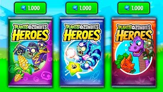 pvz heroes como obtener todas las cartas hack bien explicado [upl. by Ahsei]