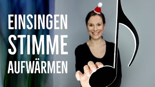 Einsingen  Stimme aufwärmen in der Weihnachtszeit  singdude [upl. by Marko]