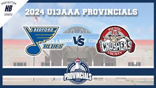 2024 U13AAA Provincials  Pictou County Crushers vs Bedford Blues [upl. by Rizzi]