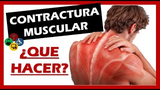 CONTRACTURA muscular en ESPALDA Y CUELLO ¿Que hacer [upl. by Peirce998]