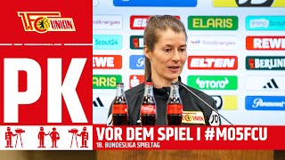 quotWir wollen das Spiel gewinnenquot  Pressekonferenz vor Mainz  1 FC Union Berlin [upl. by Aidroc]