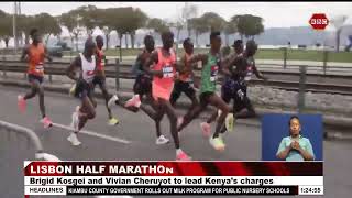 Lisbon Half Marathon Brigid Kosgei and Vivian Cheruyot to lead Kenya’s charges [upl. by Wolk]