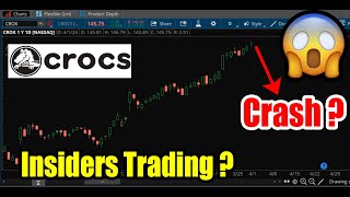 Crocs Stock Crash Insiders Trading CROX [upl. by Yadnil]