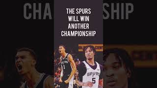 The Spurs Will Win Another Championship Heres Why nba sanantoniospurs wemby basketball viral [upl. by Maharg]