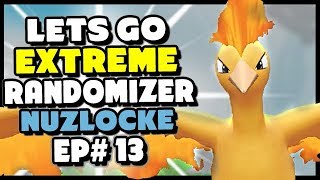 So many MOLTRES  Pokemon Lets Go Pikachu and Eevee Extreme Randomizer Nuzlocke Episode 13 [upl. by Zubkoff]