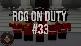 RGG On duty 33  Sandhurst Military Academy Roblox [upl. by Nivla]