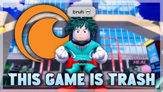 I Played Crunchyrolls Roblox Battlegrounds Game and its horrible [upl. by Akin808]