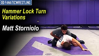 Hammer Lock Turn Variations from Northwestern University Head Coach Matt Storniolo [upl. by Yerbua]