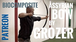 Archery Review Biocomposite Assyrian Bow by Grózer [upl. by Nino578]