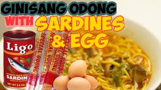 GINISANG ODONG WITH SARDINES amp EGG [upl. by Sila]