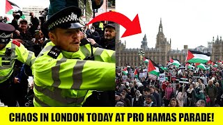 CHAOS In London As PRO HAMAS Clash With Police amp Israel Supporters [upl. by Bettencourt]