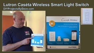 Lutron Caseta Wireless Inwall Dimmer Smart Light Switch Installation [upl. by Keary290]