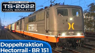 HECTORRAIL  Köln Ehrenfeld  Bonn Güterbahnhof  TRAIN SIMULATOR 2022  Güterzug – BR 151 [upl. by Bobina]