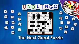 Unolingo Crosswords Without Clues  Day 1 of Word Game Week [upl. by Holna]