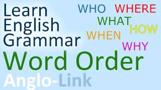 Word Order Sentence Structure  English Grammar Lesson Part 1  B1Intermediate [upl. by Revkah]