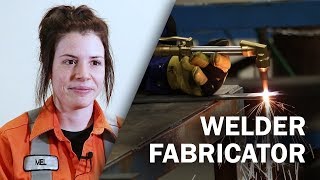 Job Talks  Welder Fabricator  Melynda Explains What a Maintenance Welder Does [upl. by Asoj235]