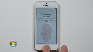 Touch ID  le lecteur dempreinte digitale de liPhone 5S [upl. by Alleirbag317]