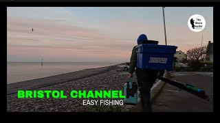 UK Beach Fishing Bristol Channel Minehead With Wayne Hand Easy Fishing [upl. by Nahtnamas848]