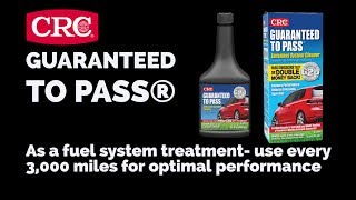 CRC GUARANTEED TO PASS Emissions Test Formula amp Complete Fuel System Cleaner [upl. by Hanej]