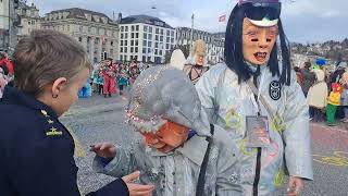 fasnacht in Luzern schtad umzug [upl. by Methuselah]