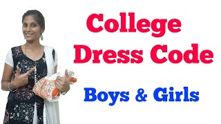 Dress Code in Colleges What dress to wear in Colleges [upl. by Aihsal]