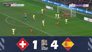 Suisse contre Espagne 14  UEFA Nations League 202425  Résumé de Match [upl. by Tarton313]