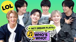 NCT DREAM Plays Whos Who [upl. by Esiuqcaj]