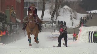 75th annual Leadville Ski Joring [upl. by Scutt]